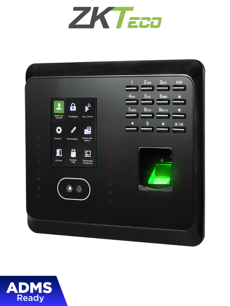 ZKTeco MB360ID — Control de Asistencia y Acceso Multi-Biométrico